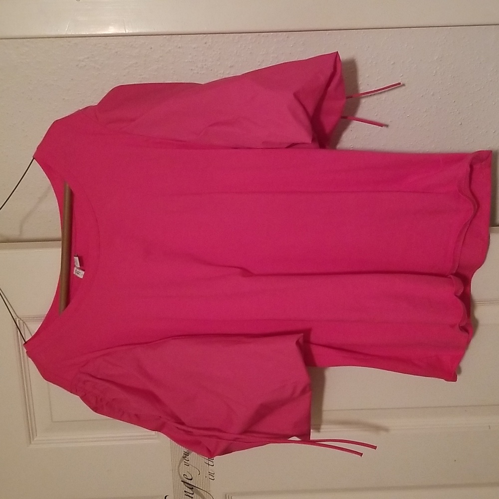Beautiful Pink Puff Sleeve Shirt